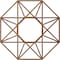 Ekena Millwork Guardian Wood Fretwork Pierced Ceiling Medallion, Walnut, 28"OD x 10 7/8"ID x 3/8"T CMWP28X28X0375GDWA - alternate 3